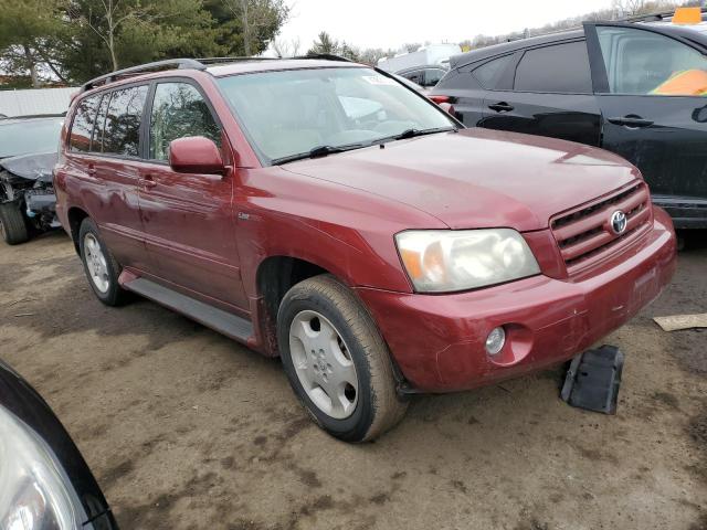 JTEEP21A040018620 - 2004 TOYOTA HIGHLANDER RED photo 4