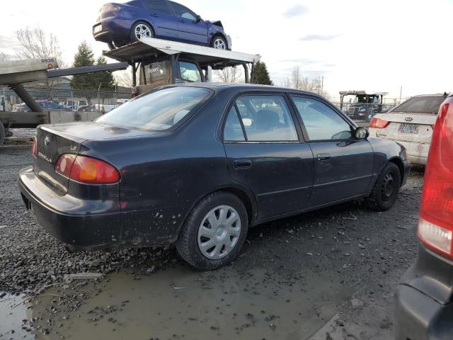 1NXBR12E91Z467548 - 2001 TOYOTA COROLLA CE BLACK photo 3