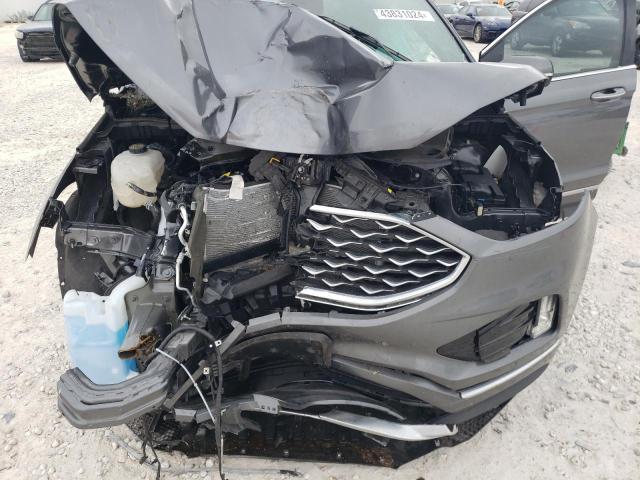 2FMPK3K96MBA44980 - 2021 FORD EDGE TITANIUM GRAY photo 12