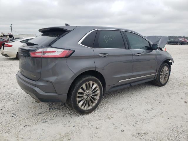 2FMPK3K96MBA44980 - 2021 FORD EDGE TITANIUM GRAY photo 3