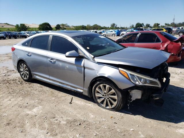 5NPE34AF5HH441113 - 2017 HYUNDAI SONATA SPORT SILVER photo 4
