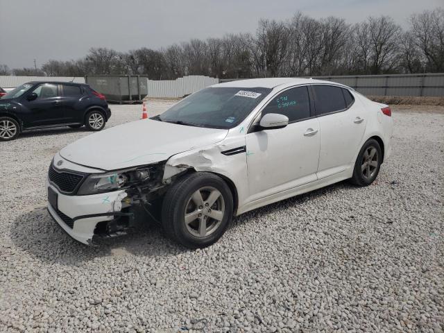 KNAGM4A71F5571043 - 2015 KIA OPTIMA LX WHITE photo 1