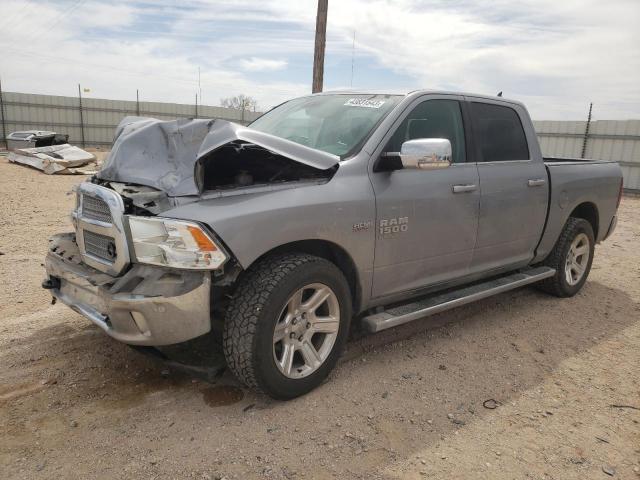 1C6RR6LT5KS604955 - 2019 RAM 1500 CLASS SLT SILVER photo 1