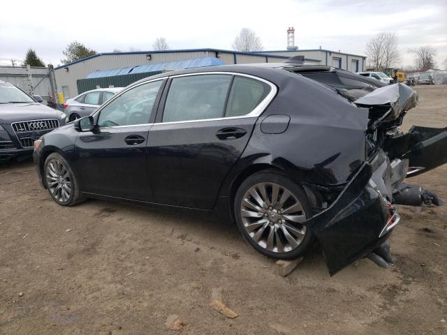 JH4KC1F93HC000501 - 2017 ACURA RLX ADVANCE BLACK photo 2