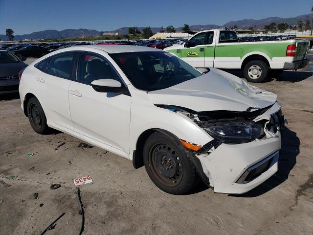 19XFC2F65KE215232 - 2019 HONDA CIVIC LX WHITE photo 4