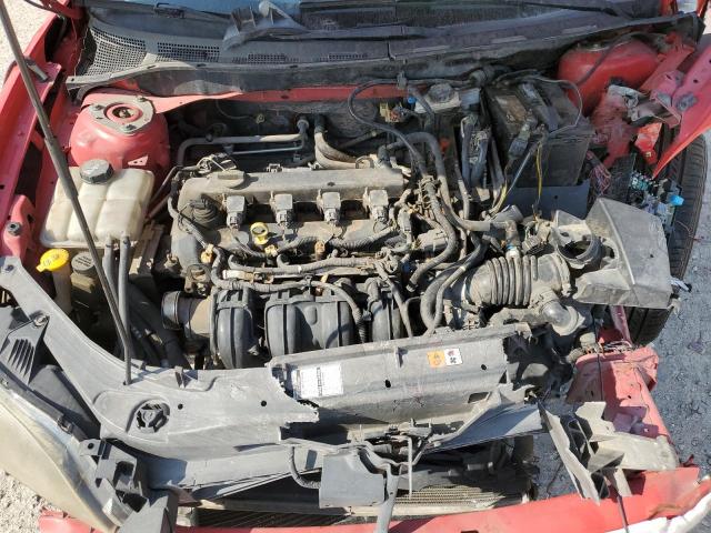 JM1BK12F581792209 - 2008 MAZDA 3 I RED photo 11