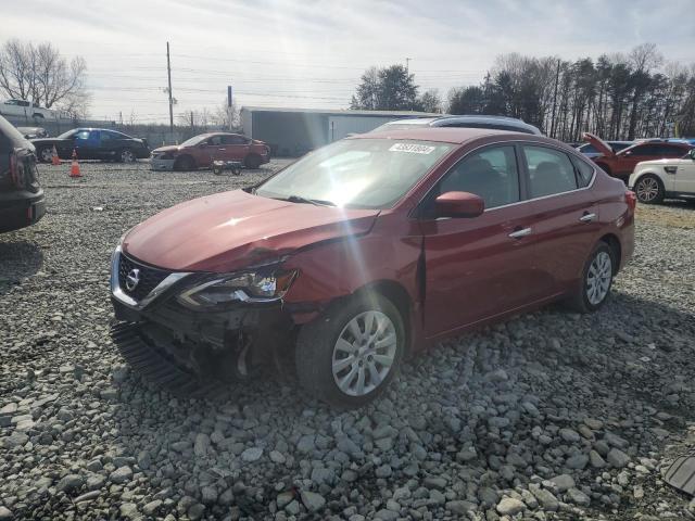 3N1AB7APXHL672197 - 2017 NISSAN SENTRA S RED photo 1