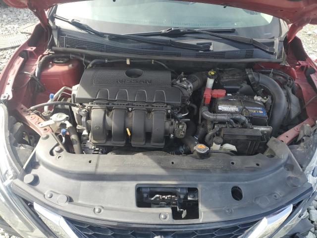 3N1AB7APXHL672197 - 2017 NISSAN SENTRA S RED photo 11