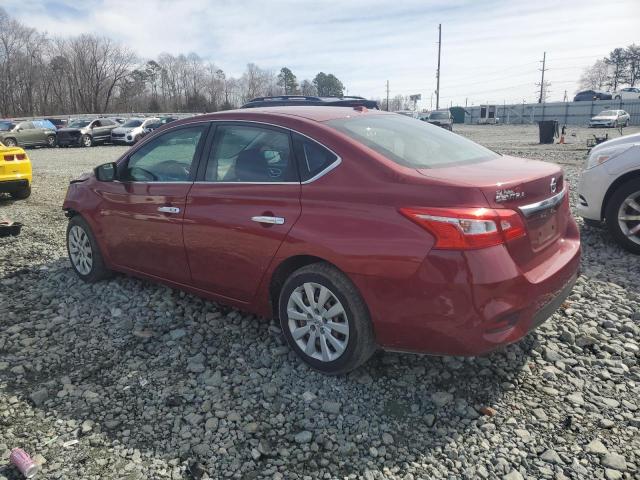 3N1AB7APXHL672197 - 2017 NISSAN SENTRA S RED photo 2