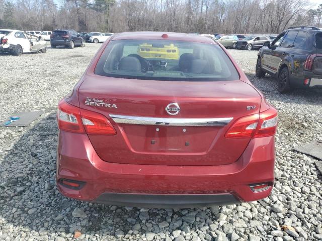 3N1AB7APXHL672197 - 2017 NISSAN SENTRA S RED photo 6
