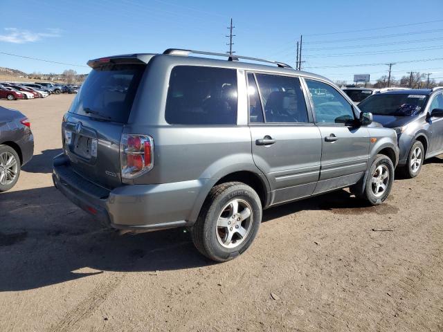 5FNYF18678B022882 - 2008 HONDA PILOT EXL GRAY photo 3