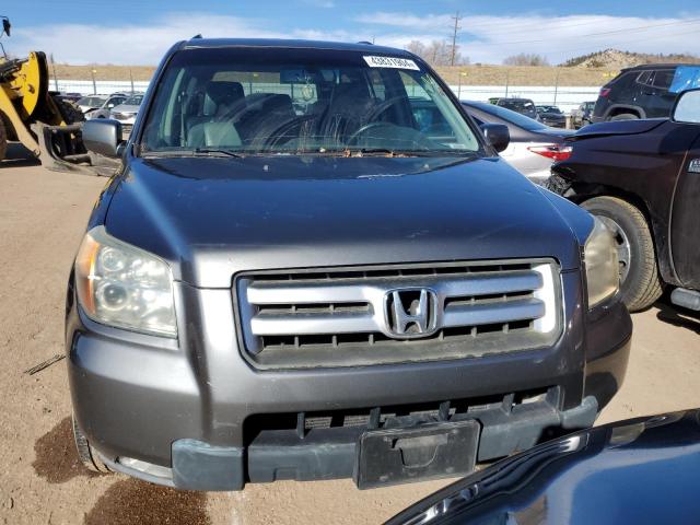 5FNYF18678B022882 - 2008 HONDA PILOT EXL GRAY photo 5