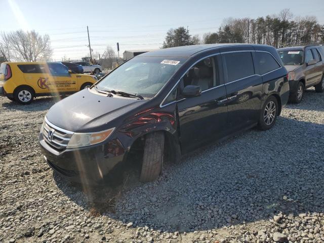 5FNRL5H67BB055571 - 2011 HONDA ODYSSEY EXL BLACK photo 1