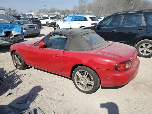 JM1NB353440400623 - 2004 MAZDA MX-5 MIATA BASE RED photo 2