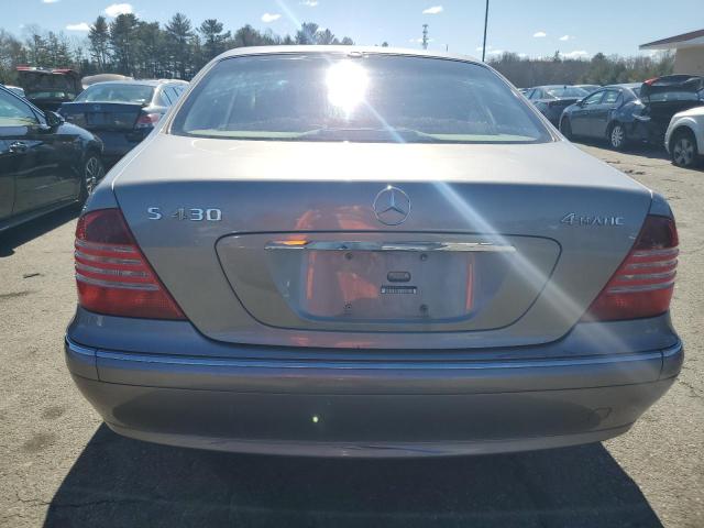 WDBNG83J96A471067 - 2006 MERCEDES-BENZ S 430 4MATIC SILVER photo 6