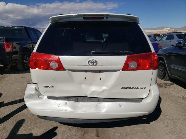 5TDZK22C49S247486 - 2009 TOYOTA SIENNA XLE WHITE photo 6