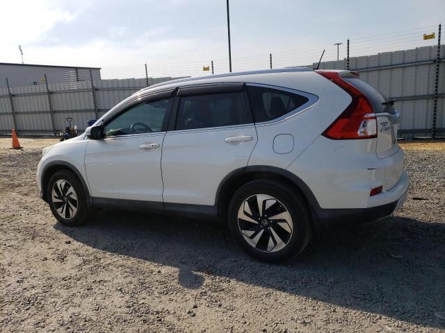 5J6RM3H96FL007844 - 2015 HONDA CR-V TOURING WHITE photo 2