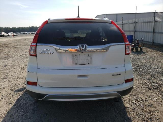 5J6RM3H96FL007844 - 2015 HONDA CR-V TOURING WHITE photo 6