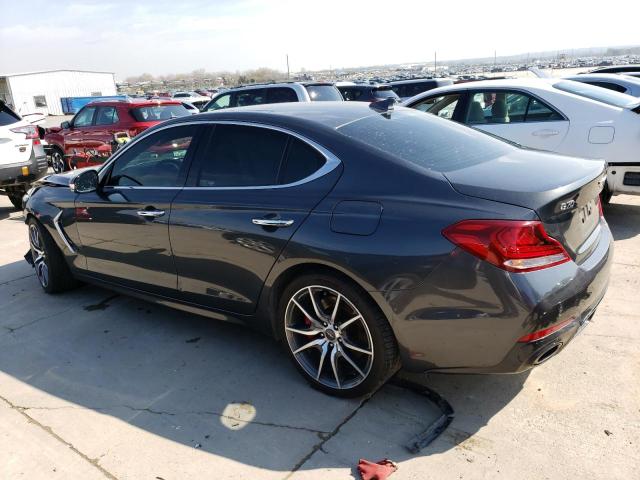 KMTG74LE5KU016409 - 2019 GENESIS G70 ELITE GRAY photo 2