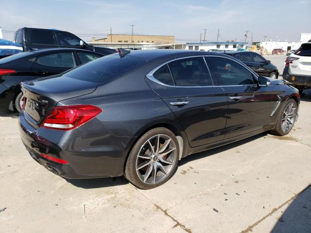 KMTG74LE5KU016409 - 2019 GENESIS G70 ELITE GRAY photo 3