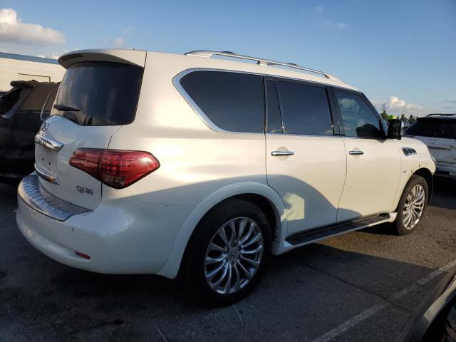 JN8AZ2NF5F9571754 - 2015 INFINITI QX80 WHITE photo 3