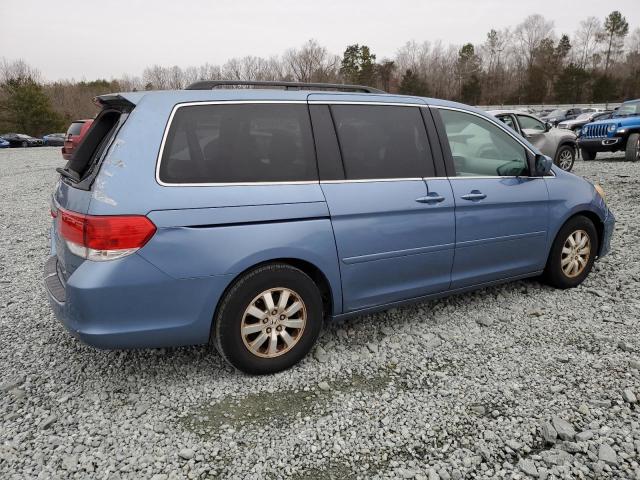 5FNRL38488B034031 - 2008 HONDA ODYSSEY EX BLUE photo 3