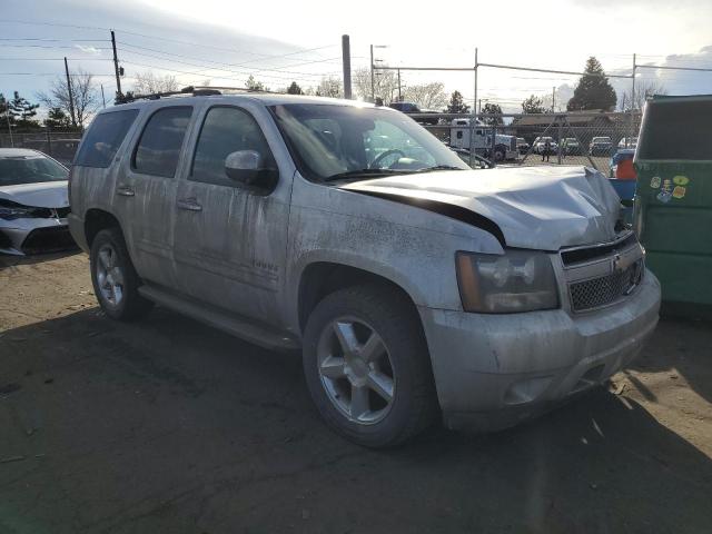 1GNSKCE09DR156379 - 2013 CHEVROLET TAHOE K1500 LTZ SILVER photo 4