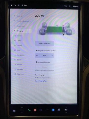 5YJSA1DNXDFP12153 - 2013 TESLA MODEL S Սև լուսանկար 7