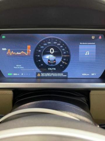 5YJSA1DNXDFP12153 - 2013 TESLA MODEL S Սև լուսանկար 8