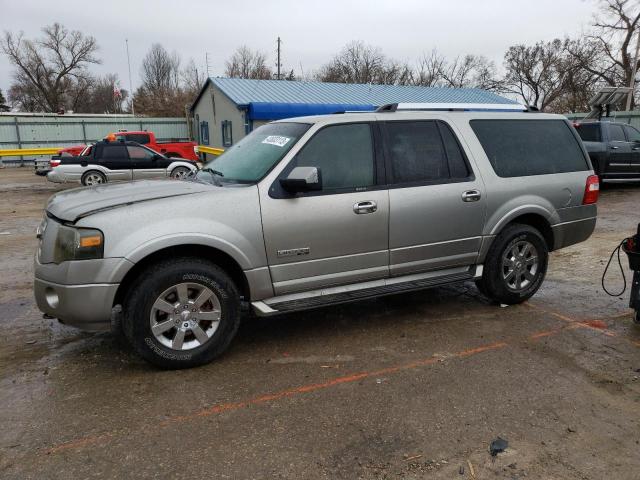 1FMFK20538LA61893 - 2008 FORD EXPEDITION EL LIMITED SILVER photo 1