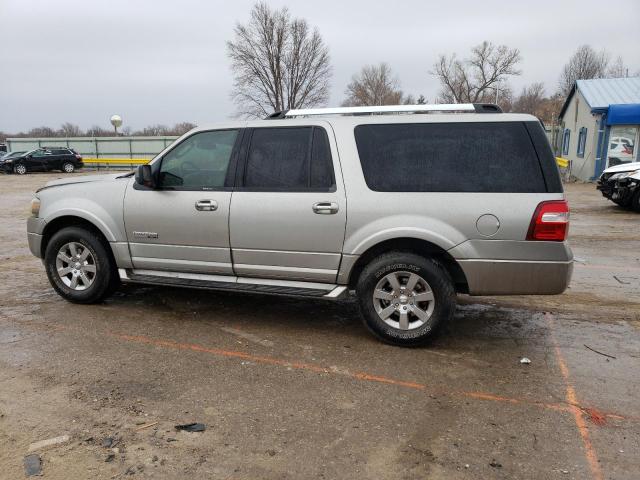 1FMFK20538LA61893 - 2008 FORD EXPEDITION EL LIMITED SILVER photo 2