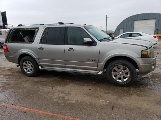 1FMFK20538LA61893 - 2008 FORD EXPEDITION EL LIMITED SILVER photo 4