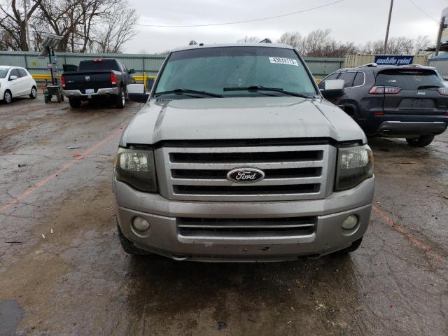 1FMFK20538LA61893 - 2008 FORD EXPEDITION EL LIMITED SILVER photo 5