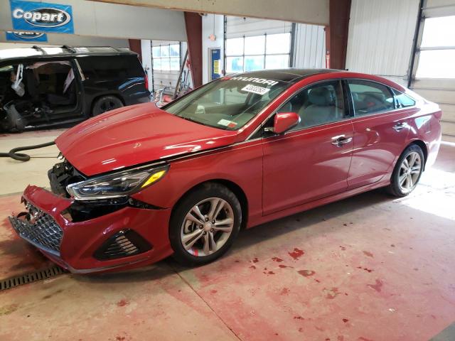 5NPE34AF7JH719452 - 2018 HYUNDAI SONATA SPORT RED photo 1