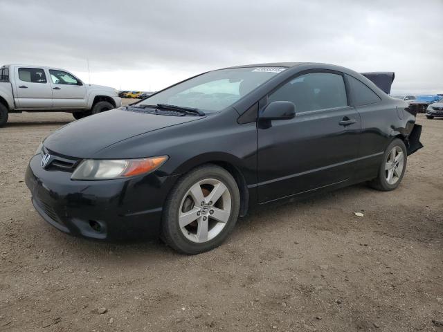 2HGFG12868H540377 - 2008 HONDA CIVIC EX BLACK photo 1