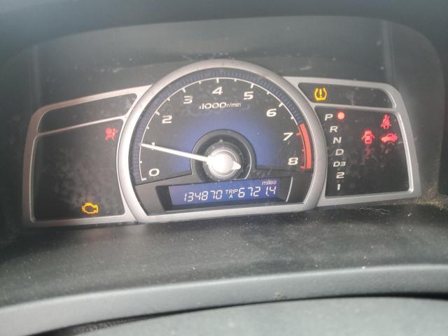 2HGFG12868H540377 - 2008 HONDA CIVIC EX BLACK photo 9