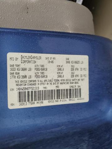 1A8HW58N87F521319 - 2007 CHRYSLER ASPEN LIMITED BLUE photo 13