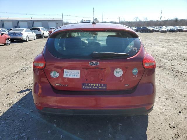 1FADP3K27FL302265 - 2015 FORD FOCUS SE RED photo 6