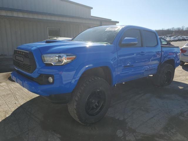 3TYCZ5ANXMT026395 - 2021 TOYOTA TACOMA DOUBLE CAB BLUE photo 1