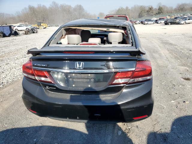 19XFB2F53DE016824 - 2013 HONDA CIVIC LX BLACK photo 6