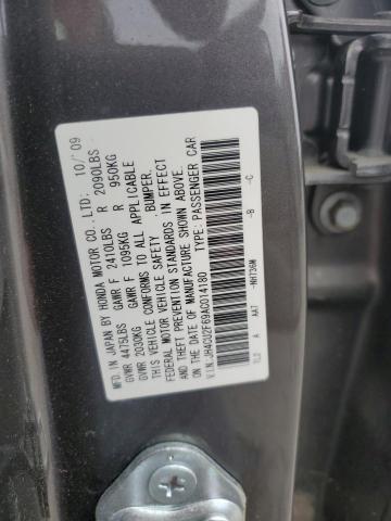 JH4CU2F69AC014180 - 2010 ACURA TSX 石墨色 照片 12