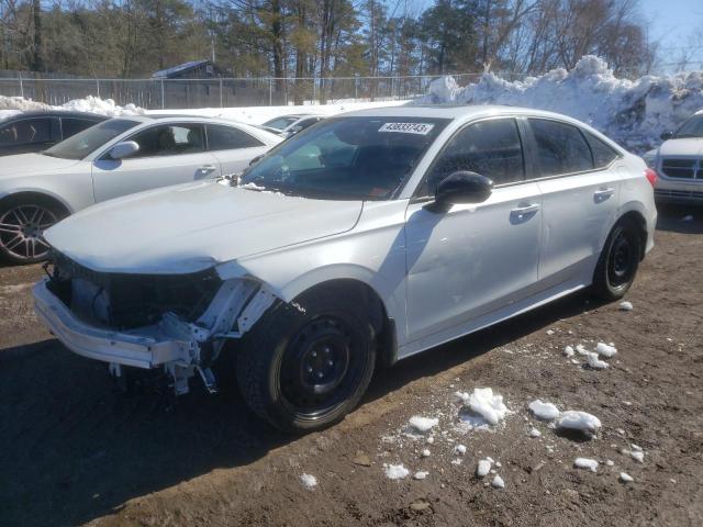 2HGFE2F50NH113459 - 2022 HONDA CIVIC SPORT 白色 照片 1