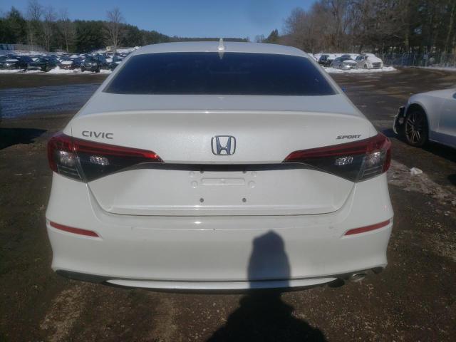 2HGFE2F50NH113459 - 2022 HONDA CIVIC SPORT 白色 照片 6