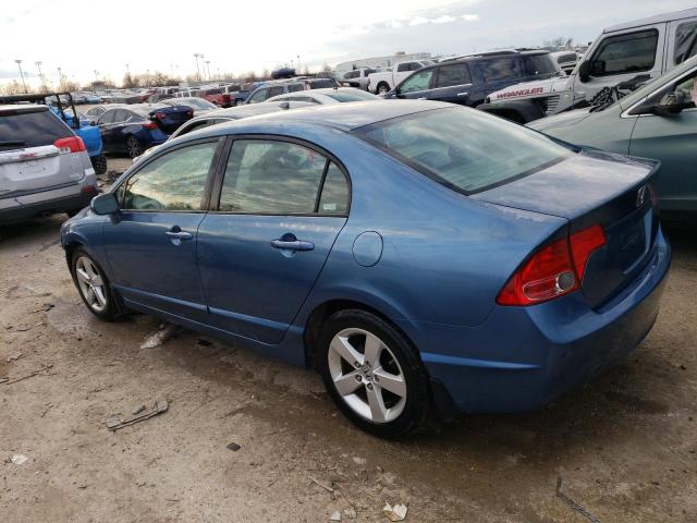 2HGFA16888H534401 - 2008 HONDA CIVIC EX BLUE photo 2