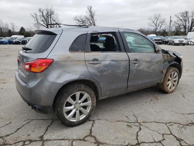 4A4AR3AU1DE013547 - 2013 MITSUBISHI OUTLANDER ES GRAY photo 3