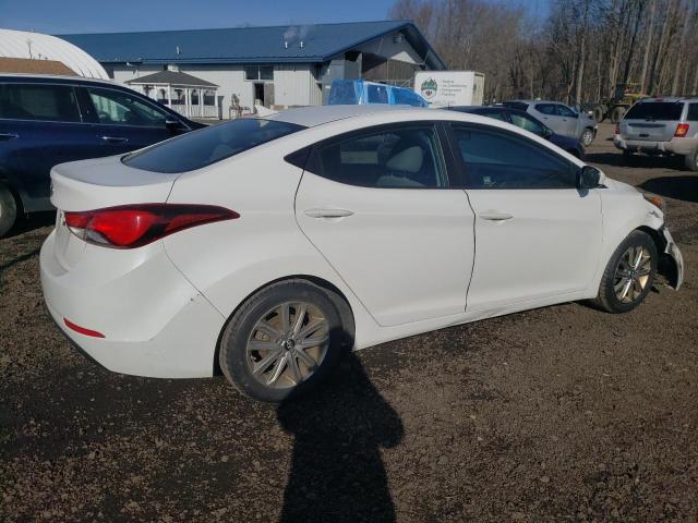 5NPDH4AE4EH487922 - 2014 HYUNDAI ELANTRA SE WHITE photo 3