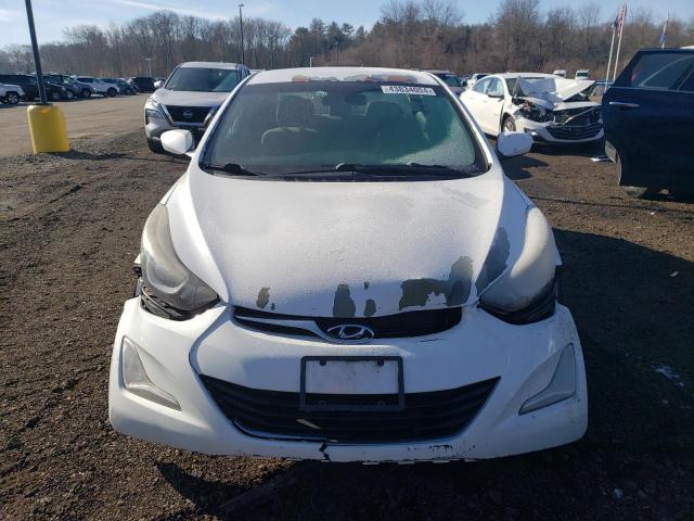 5NPDH4AE4EH487922 - 2014 HYUNDAI ELANTRA SE WHITE photo 5