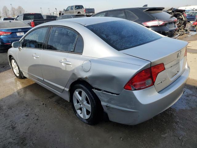 1HGFA16856L010042 - 2006 HONDA CIVIC EX SILVER photo 2