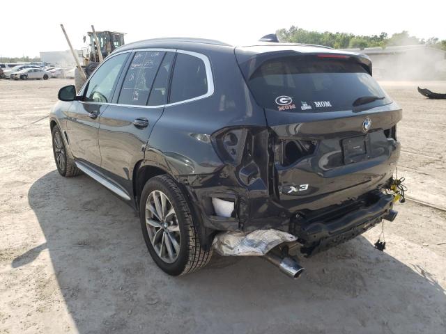 5UXTR7C59KLF34524 - 2019 BMW X3 SDRIVE30I CHARCOAL photo 2