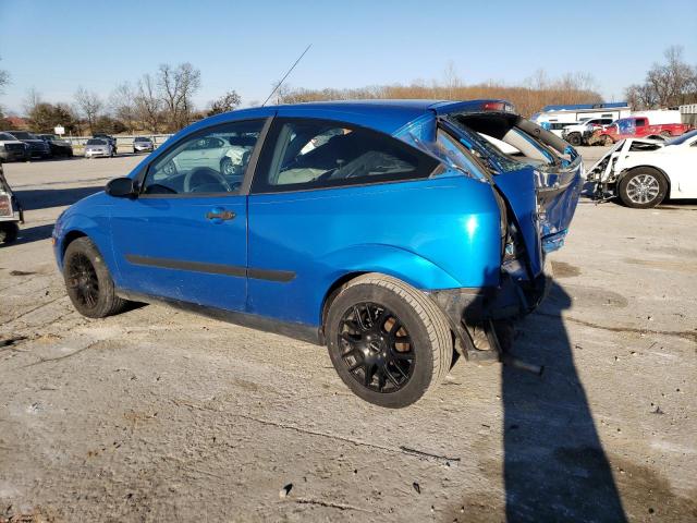 3FAFP31352R140408 - 2002 FORD FOCUS ZX3 BLUE photo 2